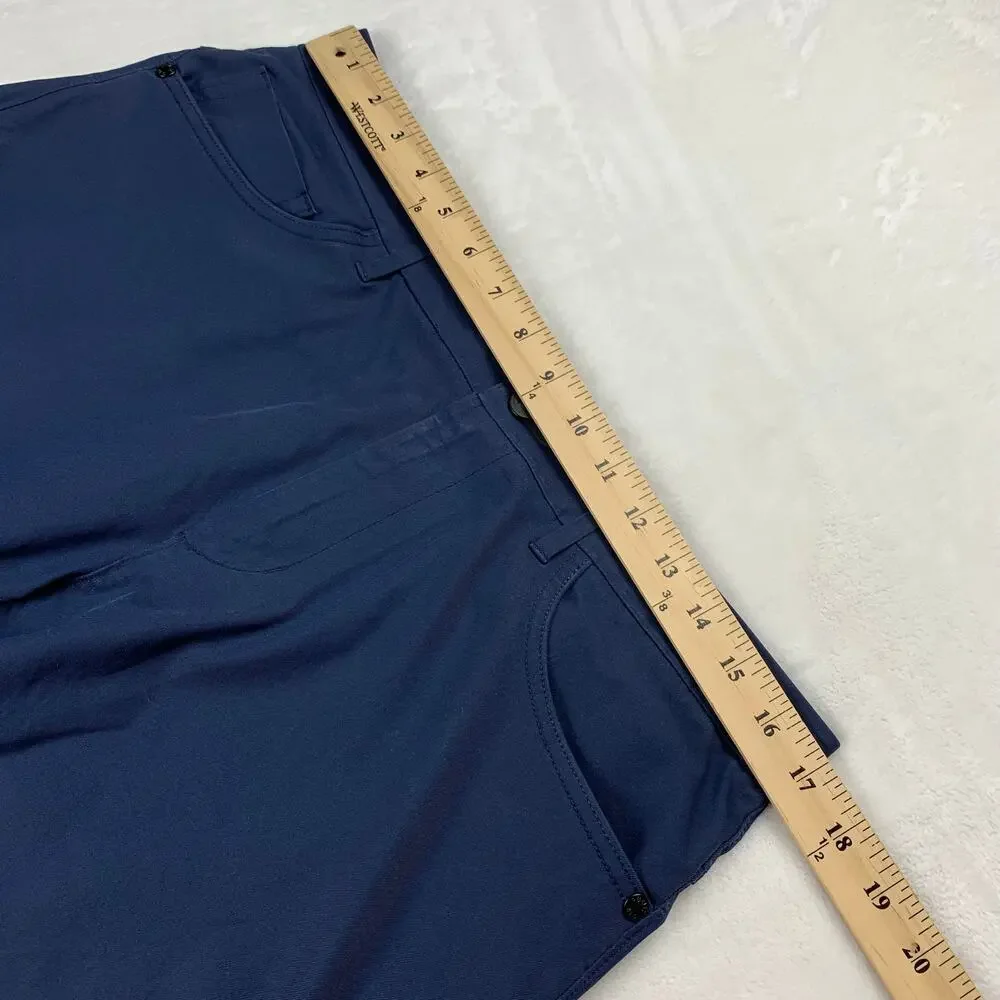 Public Rec Dealmaker 5 Pocket Pants Men 33x28 Navy Blue Stretch Work Golf Office
